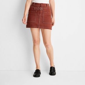 NWT - Reese Blutstein Target Future Collective Rust Skirt